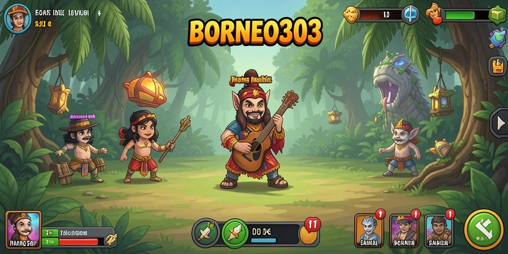 Tampilan gameplay menarik di BORNEO303 yang menghibur dan mudah dimainkan.