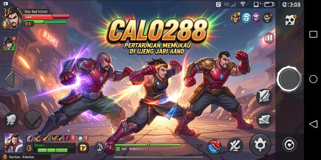 Tangkapan layar utama dari CALO288 menampilkan pertarungan yang intens dan penuh aksi.