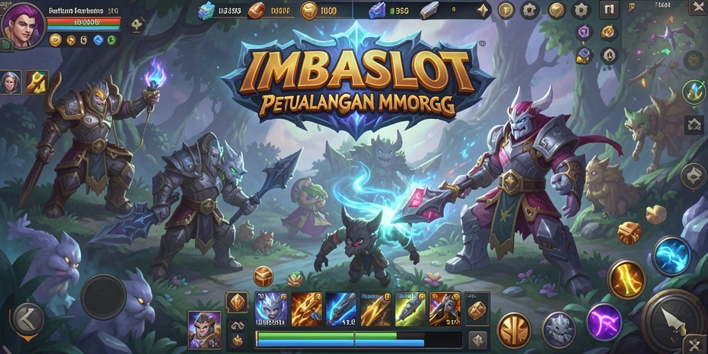 Tangkapan layar utama IMBASLOT menampilkan aksi pertempuran yang intens dan grafis yang menawan.
