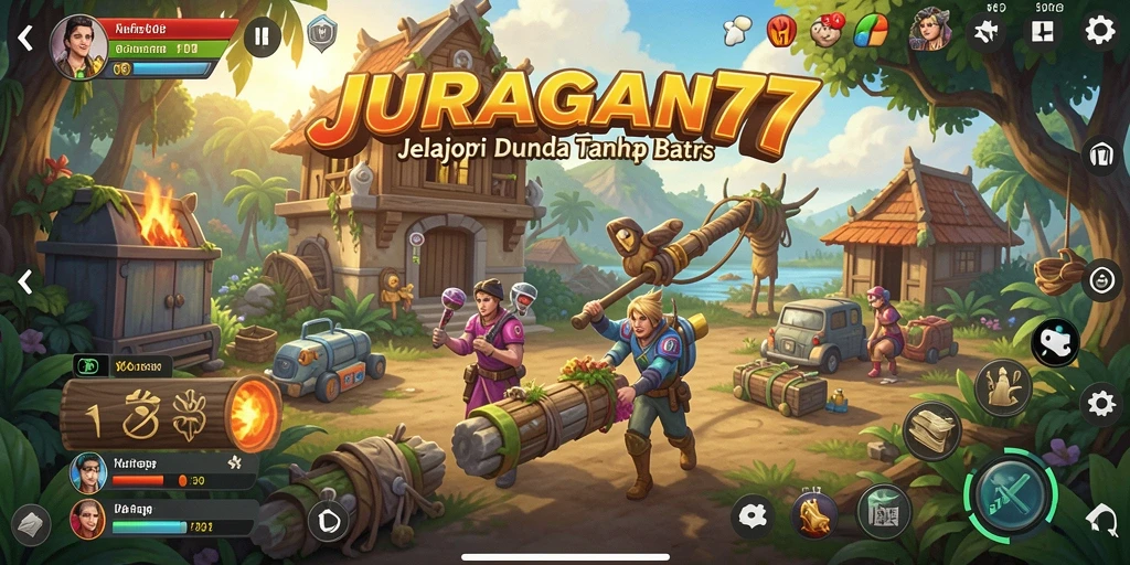 Gambar tampilan gameplay JURAGAN77 yang menakjubkan dan penuh petualangan.