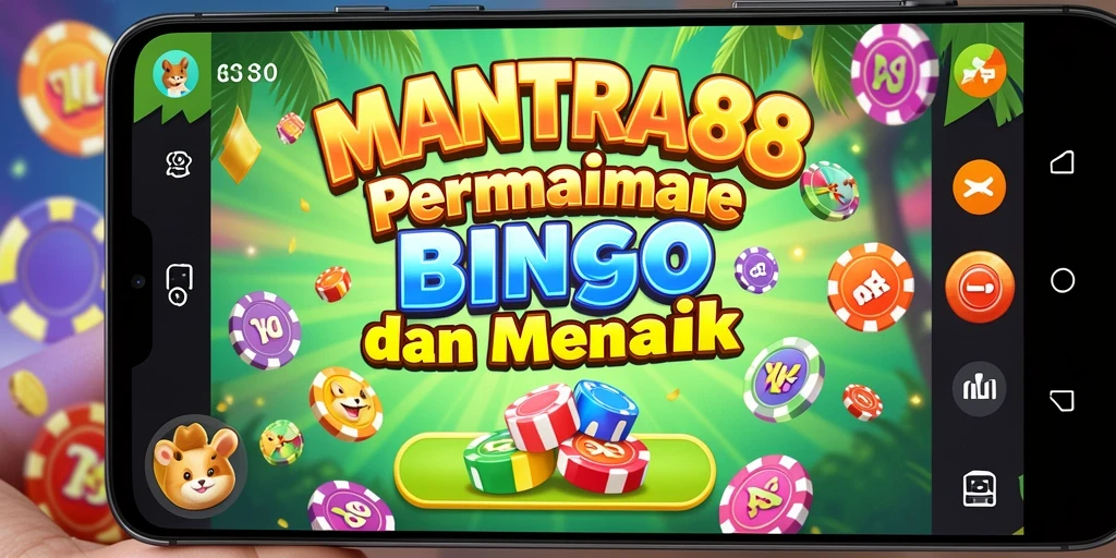 Tampilan gameplay seru dalam permainan Bingo MANTRA88.