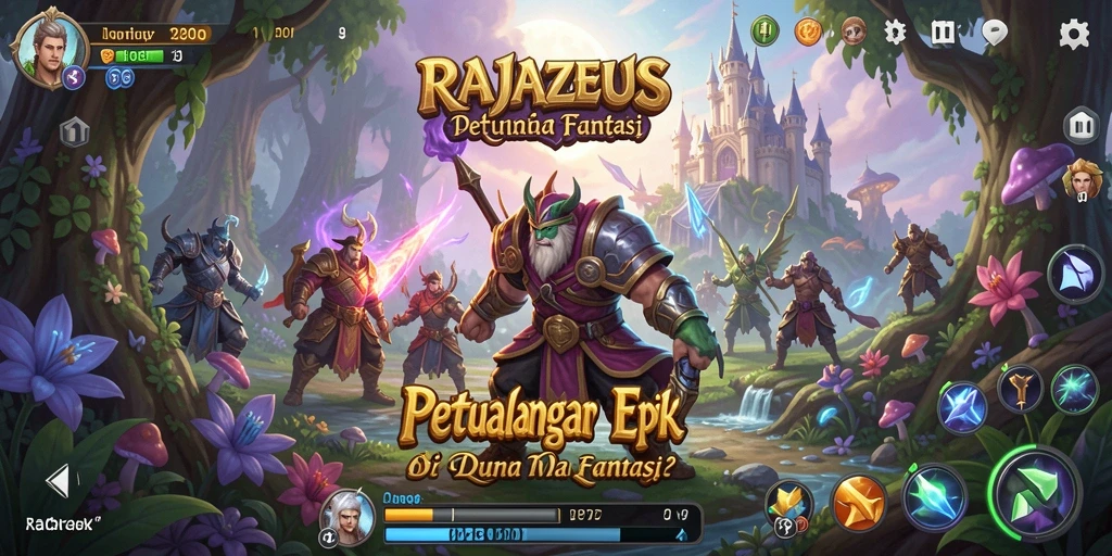 Gameplay seru dan menantang dari RAJAZEUS yang memukau.