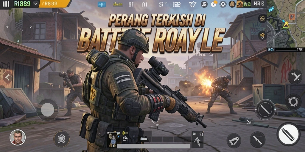 Tampilan gameplay RI889 yang mendebarkan di medan perang.