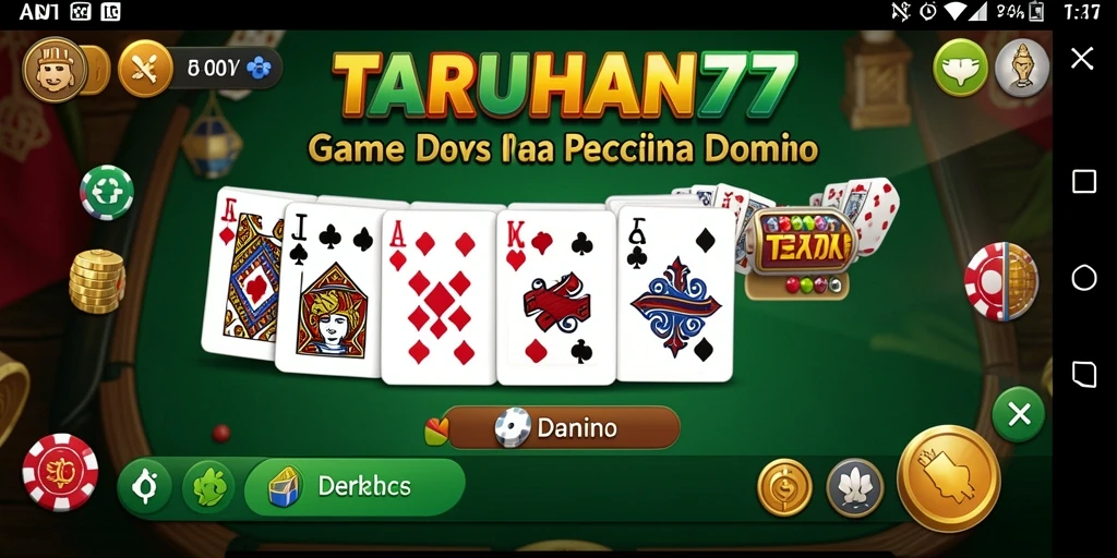 Screenshot gameplay TARUHAN77 yang menarik dan seru.